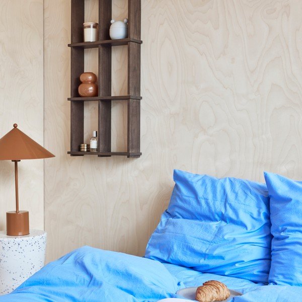 Brązowa metalowa lampa stołowa (wysokość 50 cm) Kasa – OYOY Living Design-image-1
