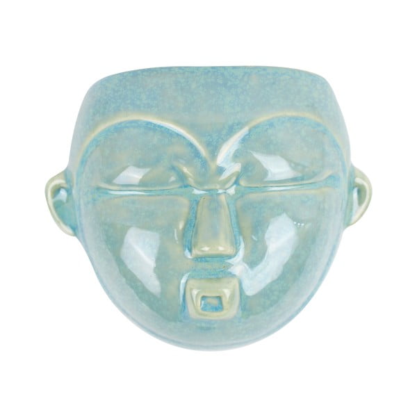 Zielona doniczka ścienna PT LIVING Mask, 18,1x14,5 cm