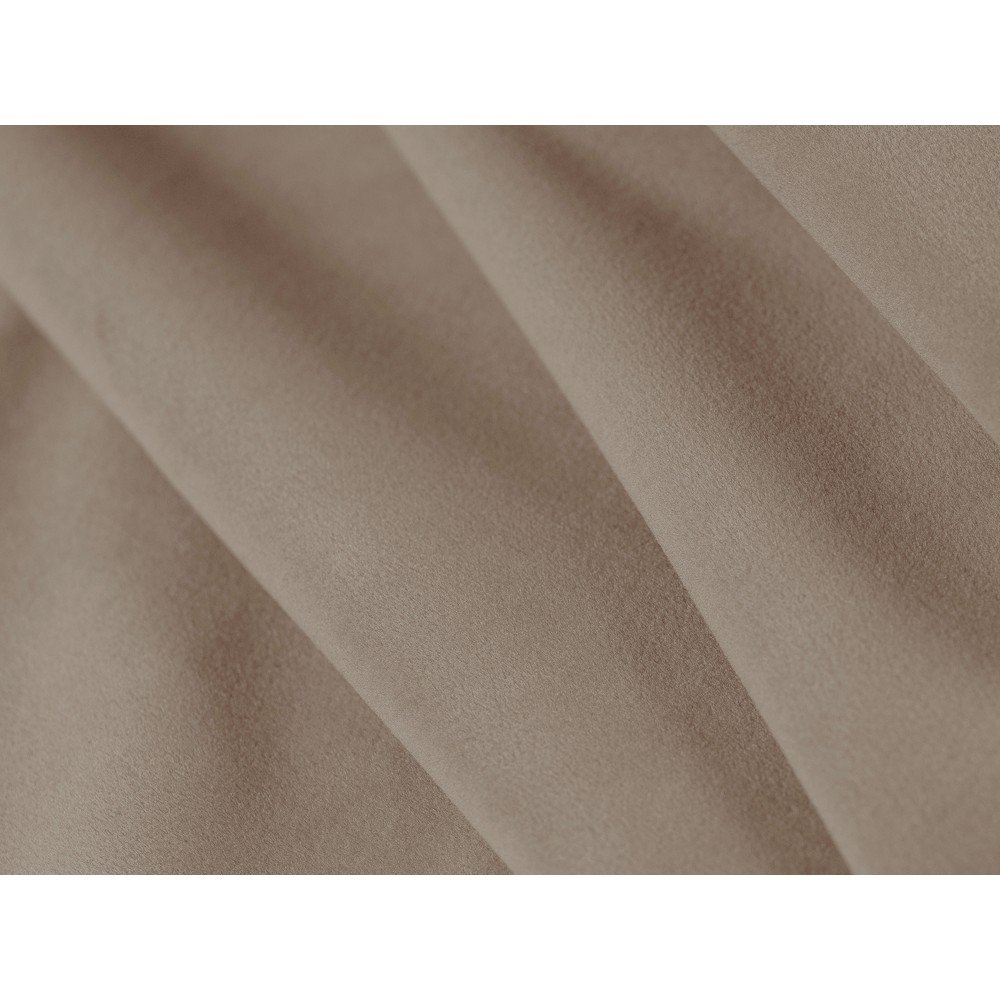 Jasnobrązowe tapicerowane łóżko dwuosobowe 200x200 cm Linea – Micadoni (zdjęcie 6)