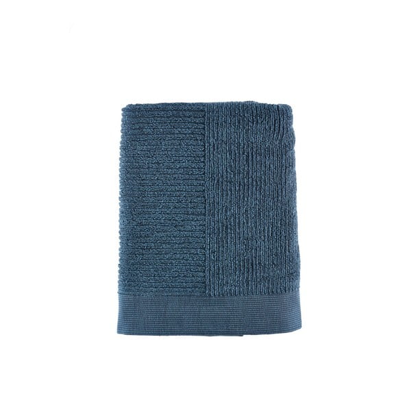 Ciemnoniebieski ręcznik Zone Simple, 70x140 cm