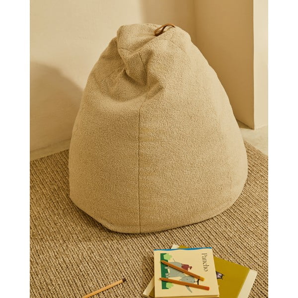 Beżowy worek do siedzenia Vicka – Kave Home-image-1