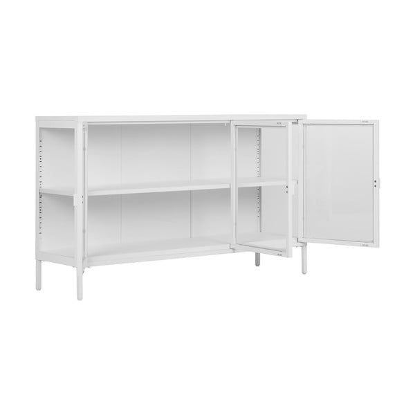 Biała metalowa witryna 140x85 cm Brisbane – House Nordic-image-2