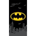 Czarny bawełniany ręcznik dziecięcy 70x140 cm Batman "The Emblem" – Jerry Fabrics