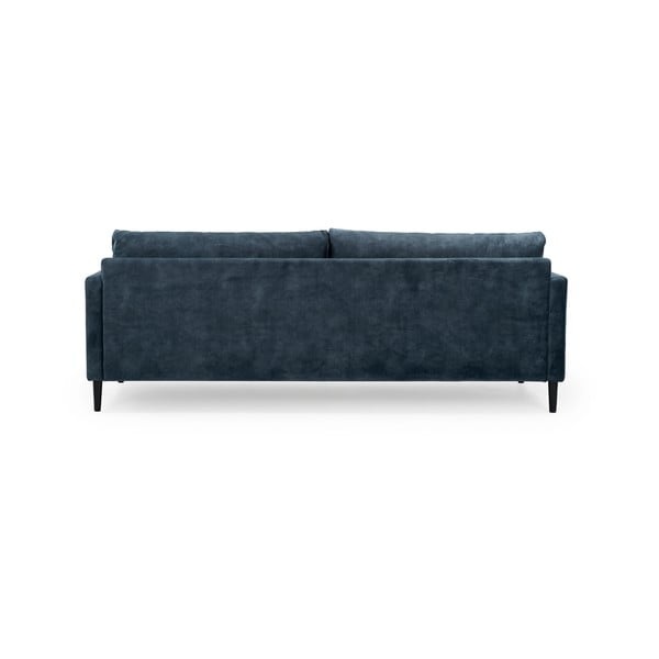 Ciemnoniebieska sofa z aksamitnym obiciem Scandic Adagio, szer. 220 cm-image-3