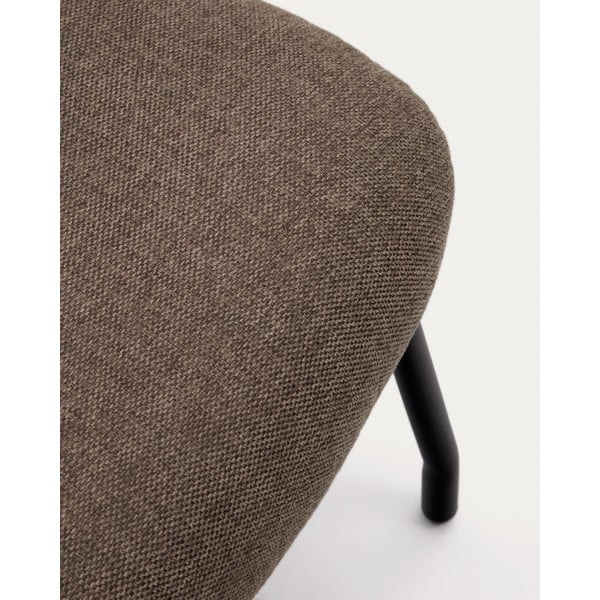 Brązowy puf Belina – Kave Home-image-3