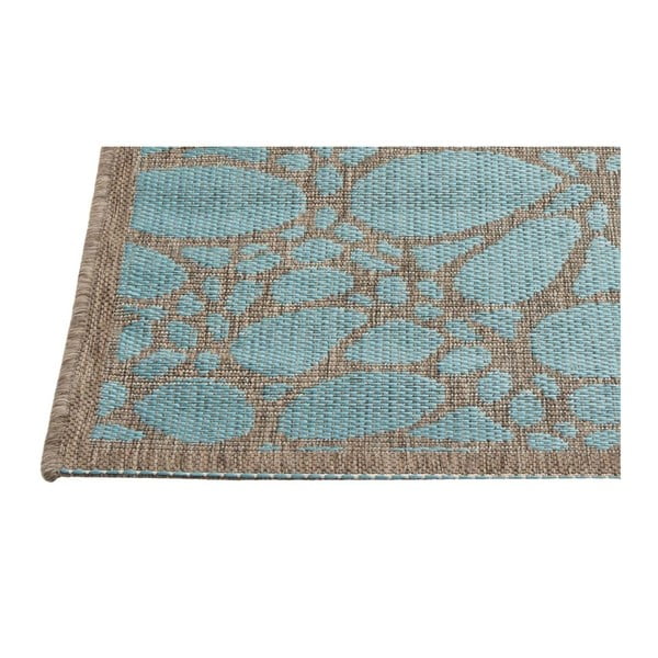 Niebieski dywan odpowiedni na zewnątrz Floorita Fiore, 160x230 cm-image-1