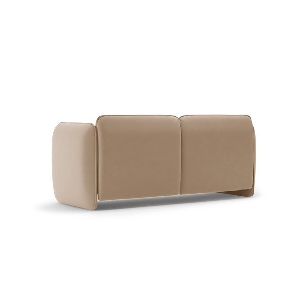 Brązowa aksamitna sofa 168 cm Georgia – Micadoni -image-3