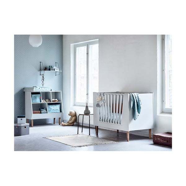 Białe łóżeczko dziecięce Done by Deer, 120x60 cm-image-2