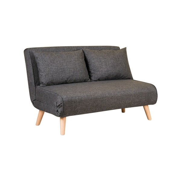 Ciemnoszara rozkładana sofa 120 cm Folde – Artie