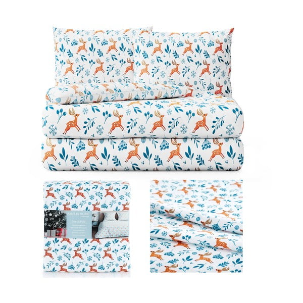 Flanelowa pościel dwuosobowa AmeliaHome Snuggy Northpole, 200x200 cm-image-2