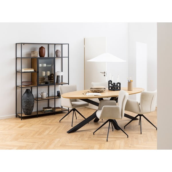 Stół z blatem w dekorze dębu 100x220 cm Heaven – Actona-image-1