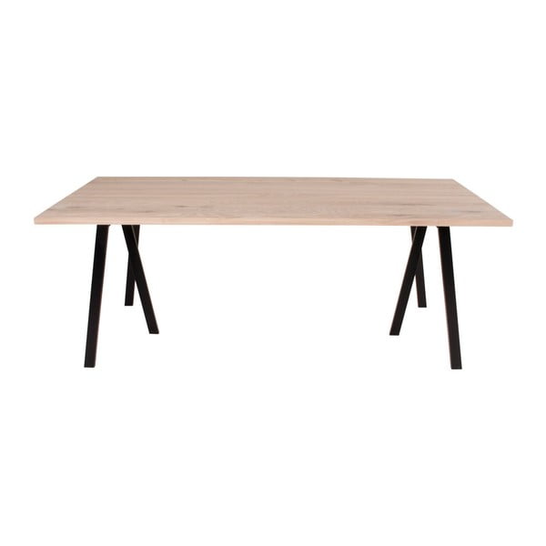 Stół z blatem z jasnego drewna dębowego House Nordic Nantes, 240x95 cm
