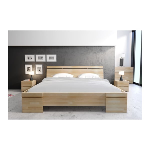 Łóżko 2-osobowe z drewna bukowego SKANDICA Sparta Maxi, 160x200 cm-image-4