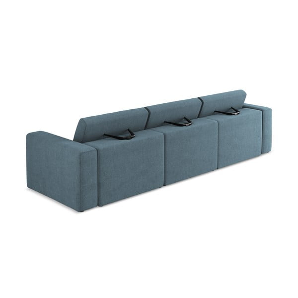 Niebieska sofa modułowa 314 cm Kalea – Makamii-image-3