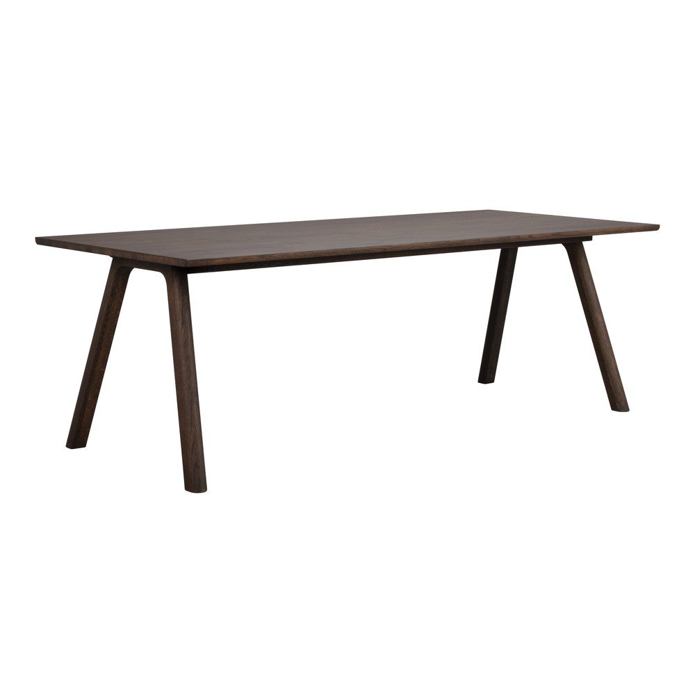 Rozkładany stół z litego drewna dębowego 95x220 cm Clapperton – Rowico