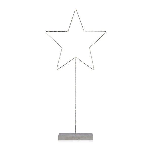 Świecąca dekoracja stojąca LED Markslöjd Malin Star, wys. 83 cm