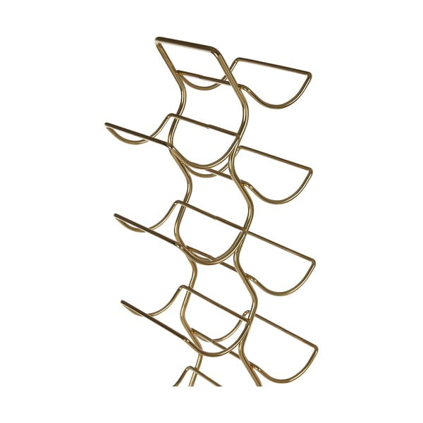 Metalowy regał na wino w kolorze złota liczba butelek 12 Wren – Premier Housewares-image-2