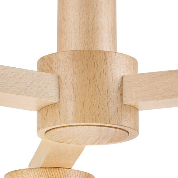 Biała lampa sufitowa z tekstylnym kloszem ø 15 cm Ellie – LAMKUR-image-4