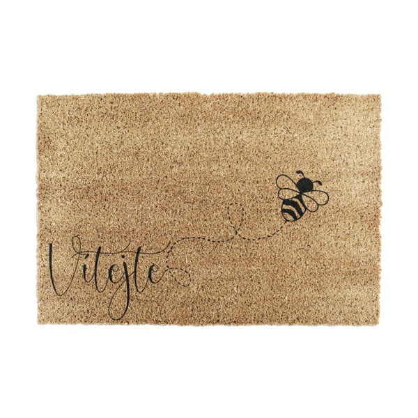 Wycieraczka z włókna kokosowego 40x60 cm Včela – Artsy Doormats