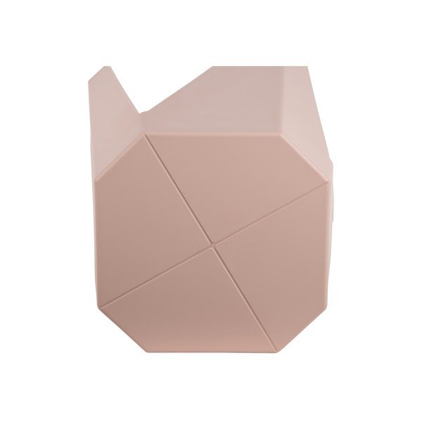 Jasnoróżowy plastikowy stołek Cherish – Leitmotiv-image-3