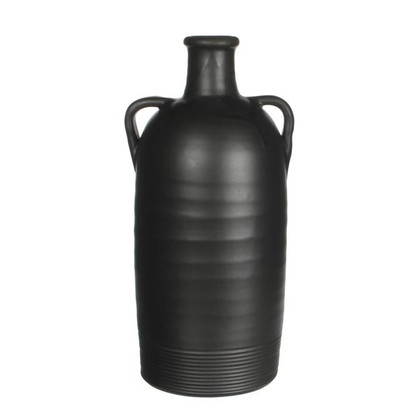 Wazon ceramiczny Sil Black, 15x34 cm