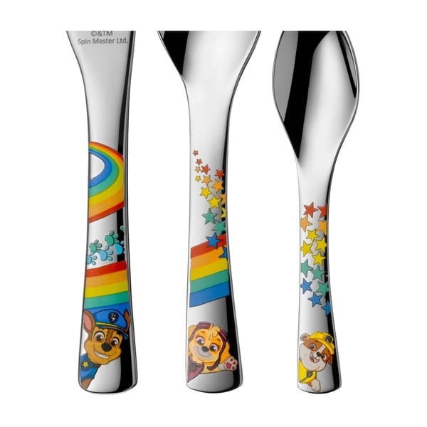 4-częściowy zestaw dziecięcych sztućców ze stali nierdzewnej WMF Paw Patrol-image-1