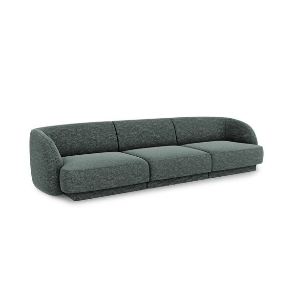 Ciemnozielona sofa 259 cm Miley – Micadoni Home-image-2
