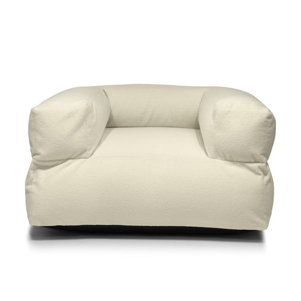 Jasnoszary worek do siedzenia z materiału bouclé MooG – SLOWDOWN-image-2