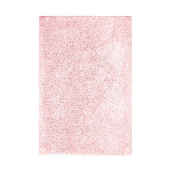 Różowy dywan wykonany ręcznie Obsession My Touch Me Powder, 60x110 cm