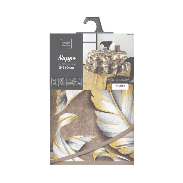 Obrus zmywalny ø 160 cm Ebany – douceur d'intérieur-image-4