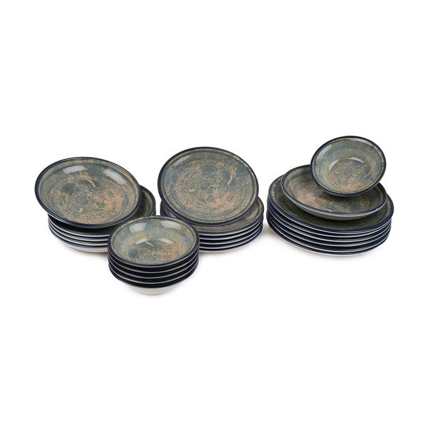 24-częściowy zestaw talerzy porcelanowych Kutahya Sangrio-image-2