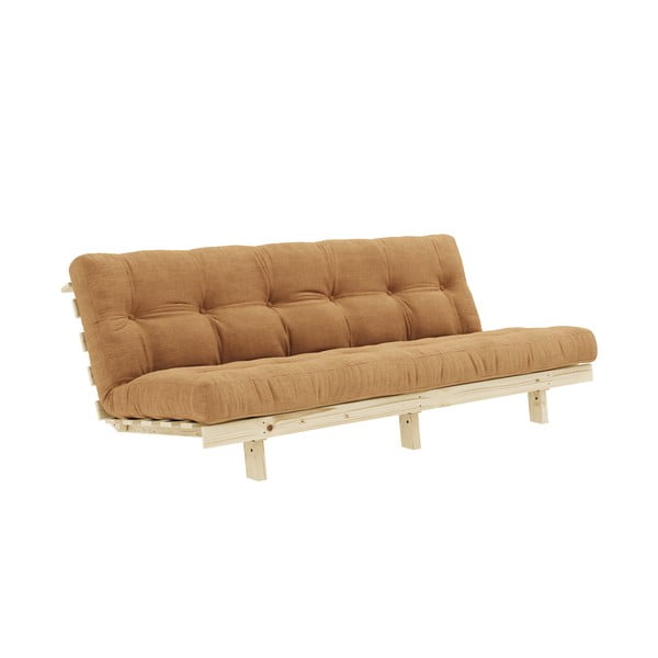Jasnobrązowa sztruksowa sofa 200 cm Lean – Karup Design-image-3