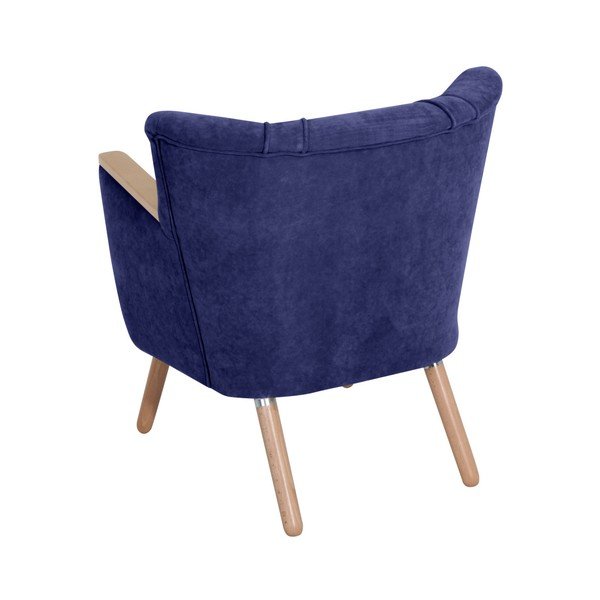 Niebieski fotel Max Winzer Lia-image-2