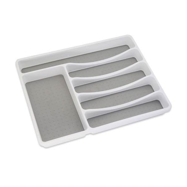 Szary plastikowy organizer na sztućce 41 x 33 cm – Addis-image-1