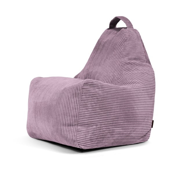 Fioletowy sztruksowy worek do siedzenia Play Amuse – SLOWDOWN