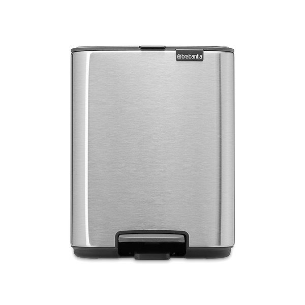 Stalowy kosz na śmieci z pedałem w kolorze matowego srebra 7 l Bo – Brabantia-image-4
