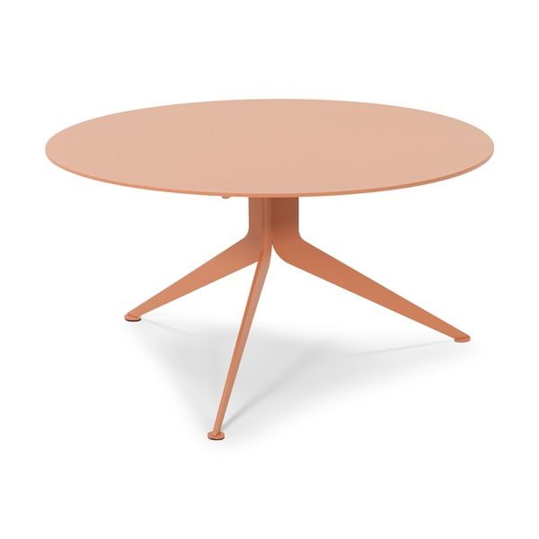 Łososiowy metalowy okrągły stolik ø 78 cm Daley – Spinder Design