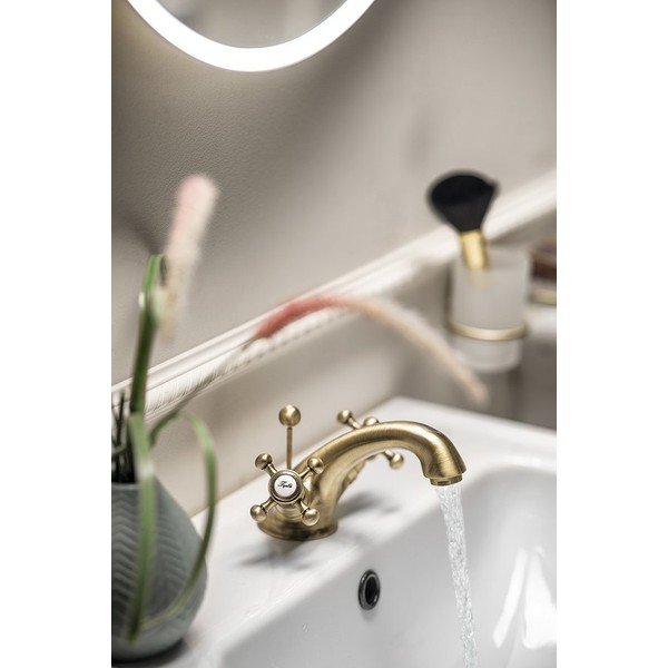 Bateria umywalkowa stojąca w kolorze brązu Antea – Sapho-image-1