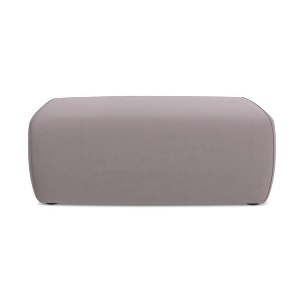 Lawendowy aksamitny podnóżek Kapua – Makamii