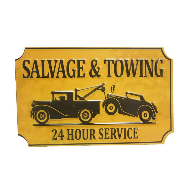 Tablica na ścianę Salvage&Towing