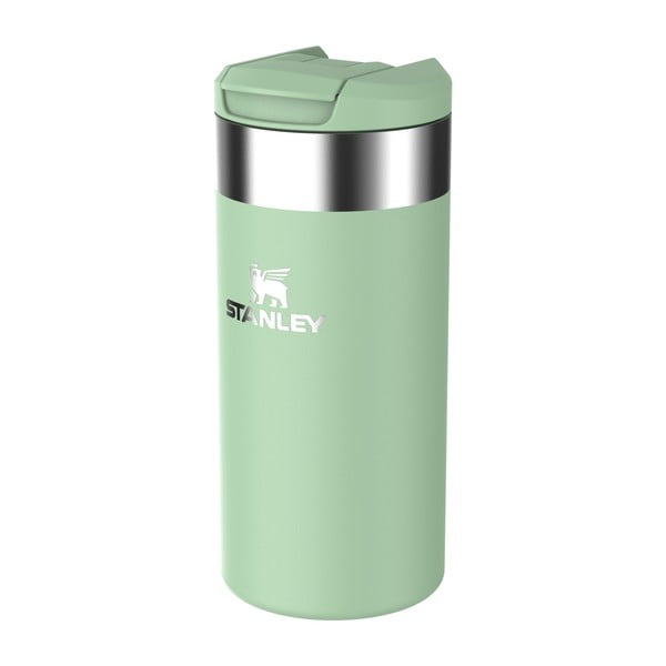 Szałwiowy kubek termiczny ze stali nierdzewnej 350 ml AeroLight™ Transit Mug Pistachio – Stanley-image-2