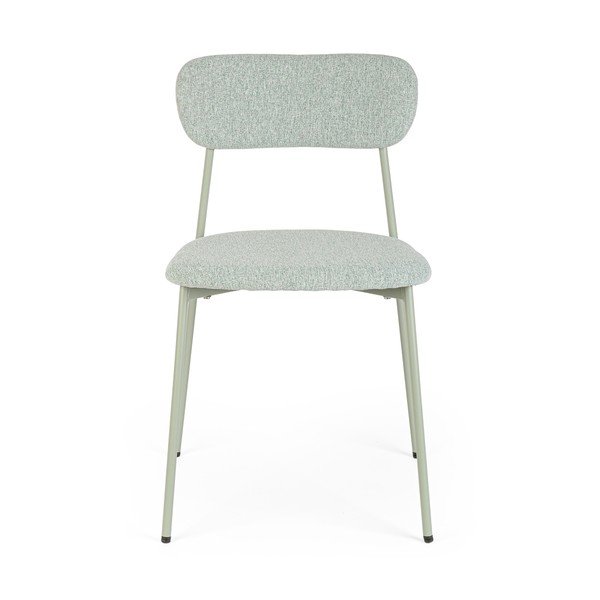 Miętowe tapicerowane krzesło Inka – Yes Everyday-image-2