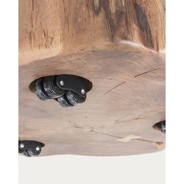 Okrągły stolik z litego drewna akacjowego 60x65 cm Essi – Kave Home-image-2