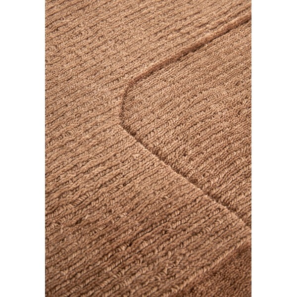 Brązowy wełniany dywan tkany ręcznie 120x170 cm Charlotte – Villeroy&Boch-image-4