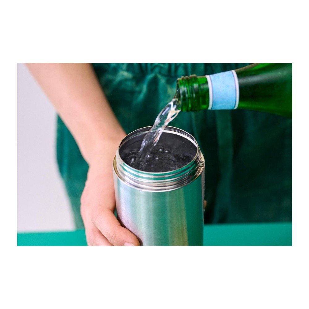 Butelka ze stali nierdzewnej w kolorze srebra/szałwiowa 700 ml Vita – Mepal (zdjęcie 3)