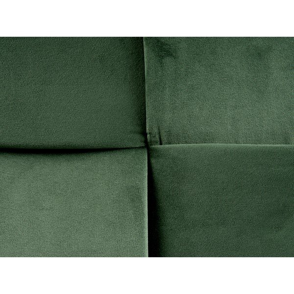 Ciemnozielony aksamitny taboret Weaved – Leitmotiv-image-3