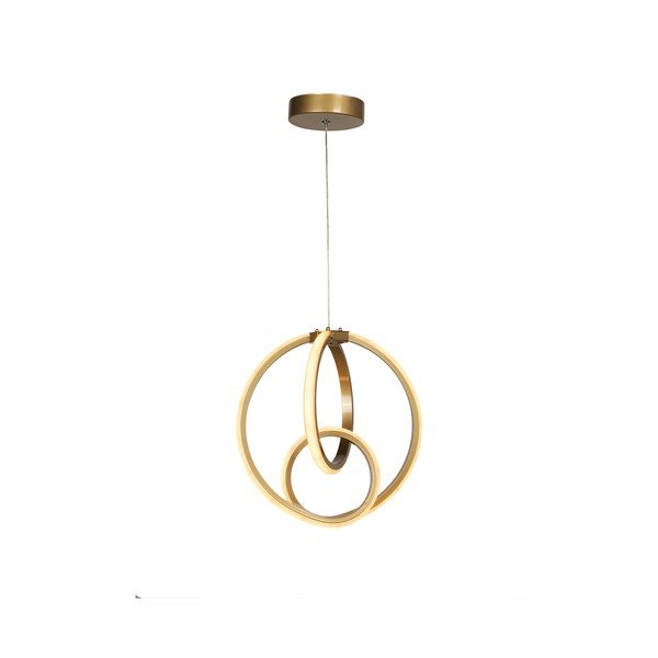 Metalowa lampa wisząca LED w kolorze brązu ø 28,5 cm Neo – Squid Lighting-image-2