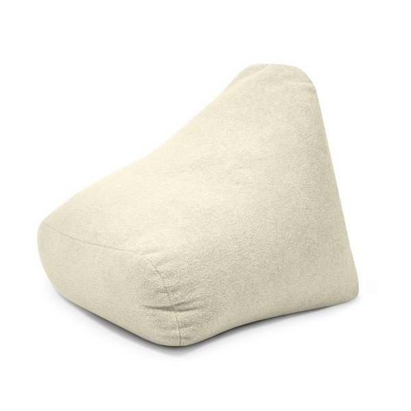 Kremowy dziecięcy worek do siedzenia z materiału bouclé Snug 80 – SLOWDOWN