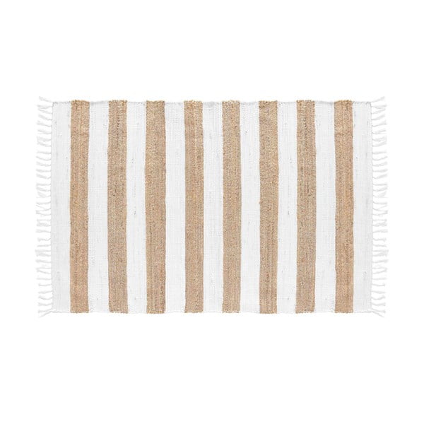 Biało-naturalny dywan 50x80 cm Sagane – douceur d'intérieur-image-3