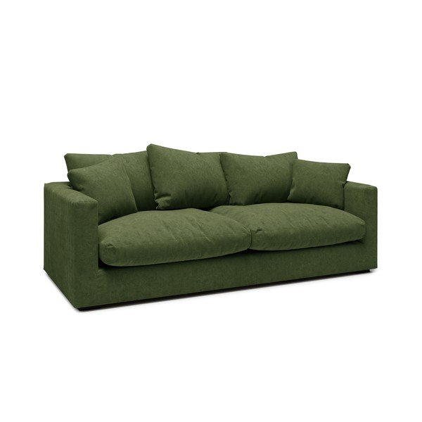 Ciemnozielona sofa 220 cm Comfy – Scandic-image-1